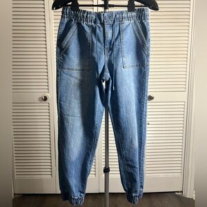 No Boundaries Light Blue Denim Jogger Jeans